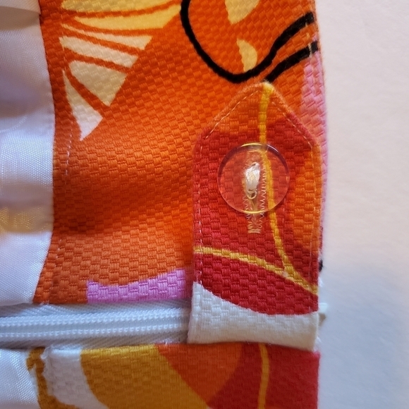 Grace Dane Lewis Retro Front Pleat Floral Skirt Sz 10 - Picture 6 of 10